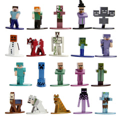 Jada Minecraft Nano Metal Fig front view shows durable die cast construction for display