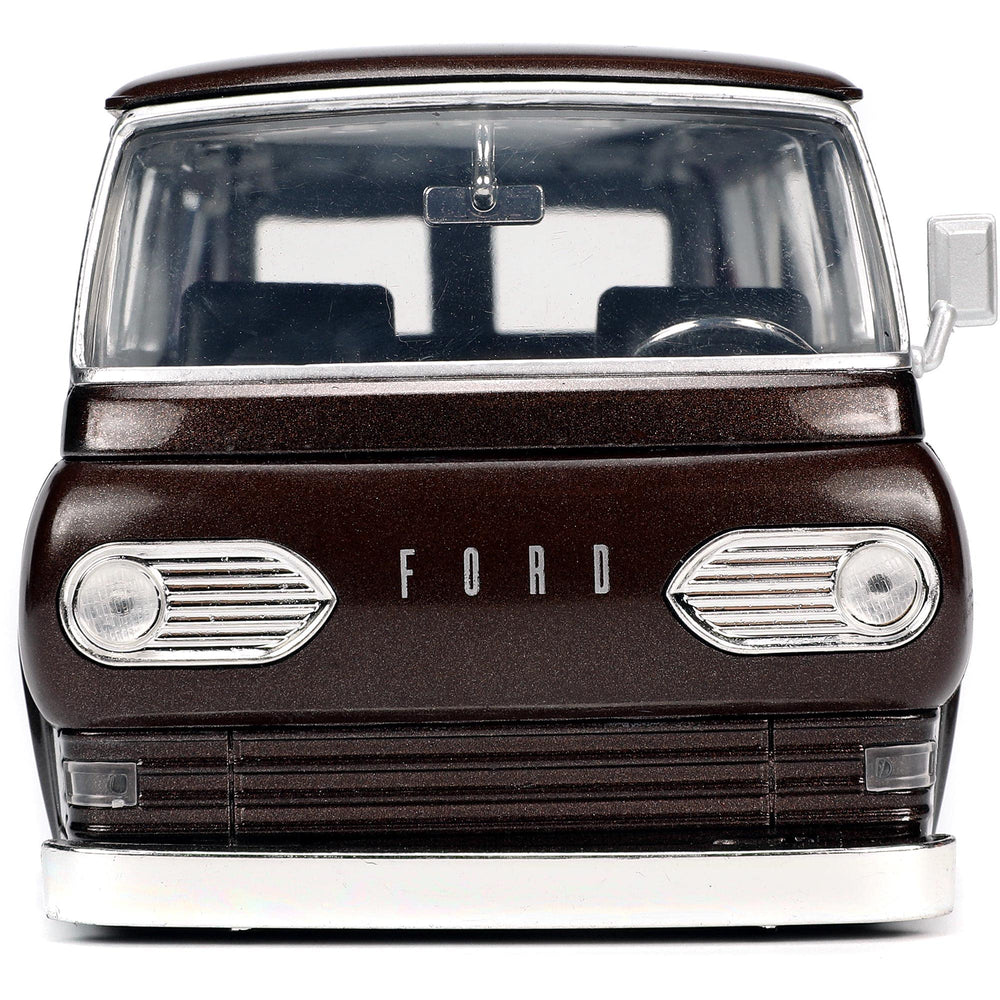 Jada M&M's 1965 Ford Econoline paneling with authentic branding logos.