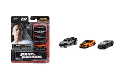 Jada Nano Fast 9 Jeep Gladiator 1:65 scale die-cast for display and collection.