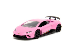 Jada Pink Slips 1:32 Lamborghini Huracan Performante die-cast car for bold display