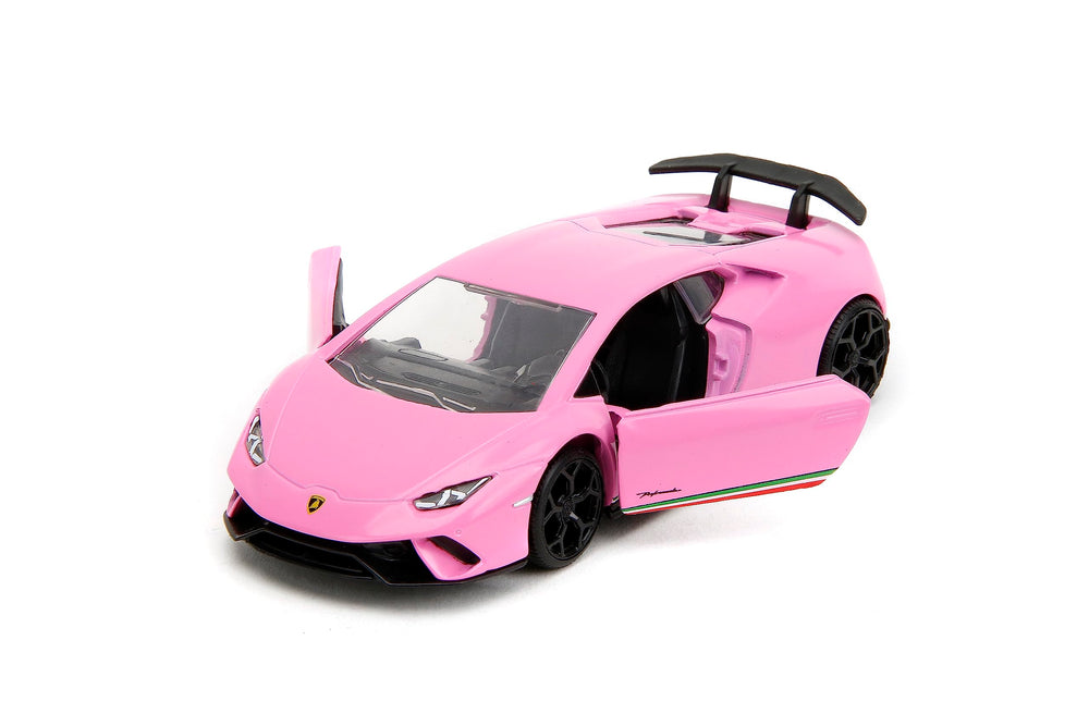Jada Pink Slips glossy pink finish enhances shelf appeal and collection