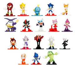 Jada Shadow Hedgehog Nano MetalFig in dynamic pose for display or play