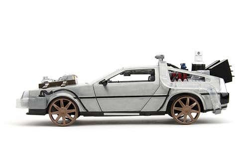 Jada Time Machine Mr Fusion detail with precise interior for viewing.