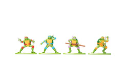 Jada TMNT multilevel diorama suits compact shelf spaces.