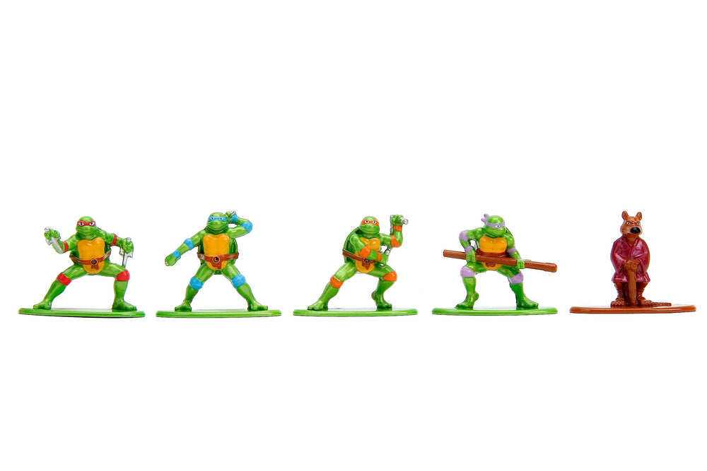 Jada TMNT Nano MetalFigs Michelangelo figure captures orange mask and kinetic action-ready vibe.