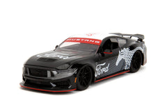 Jada Toys Bigtime Muscle Mustang Dark Horse rubber tires enhance realism