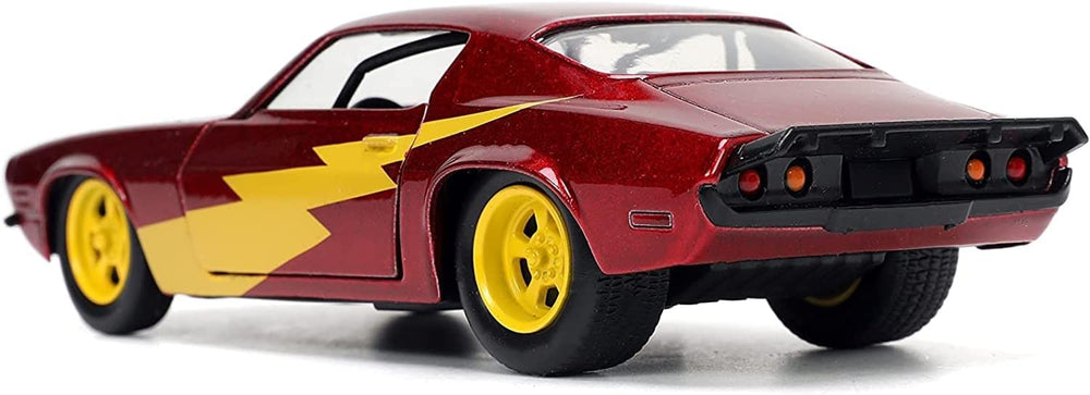 Jada Toys 1:32 scale Camaro with The Flash figure included for display
