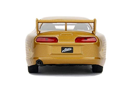 Jada Toys Fast & Furious 1995 Toyota Supra close-up paint detail for display