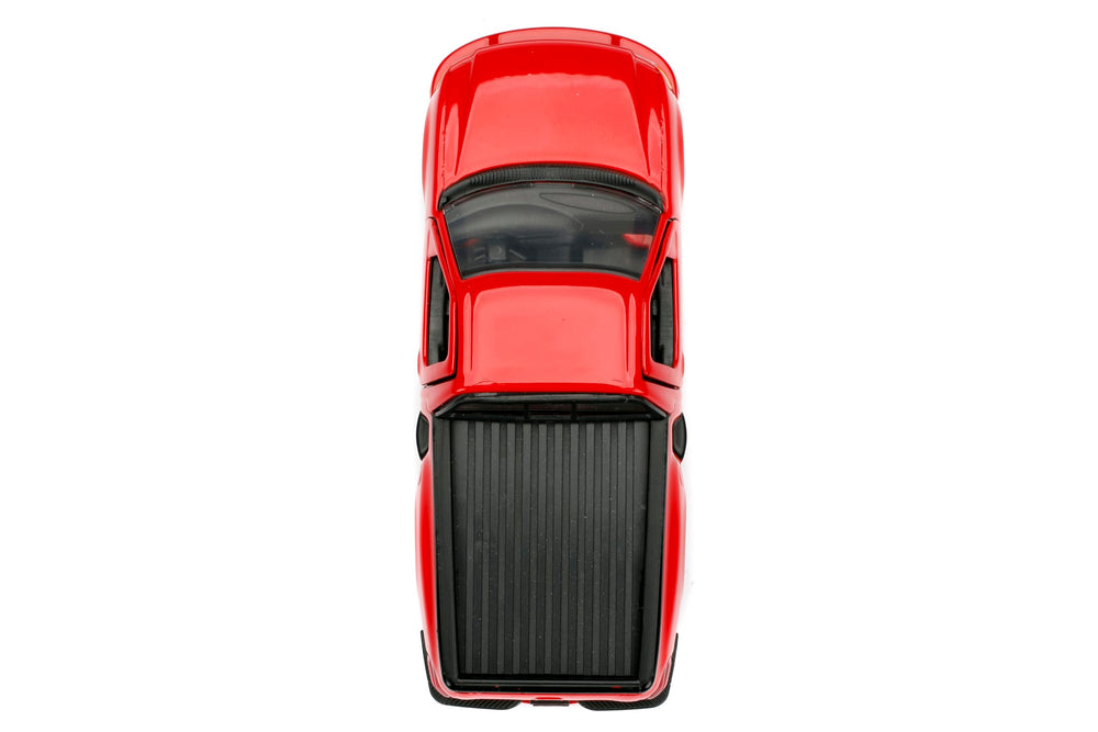 Jada Toys Ford Lightning rubber tires provide authentic rolling feel on shelves.