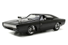 Jada Toys Furious 7 1970 Dodge Charger opening doors invites interactive play and display.