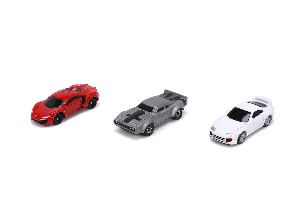 Jada Toys Furious 7 Supra Nano 1.65-inch die-cast car with detailed display-ready styling.