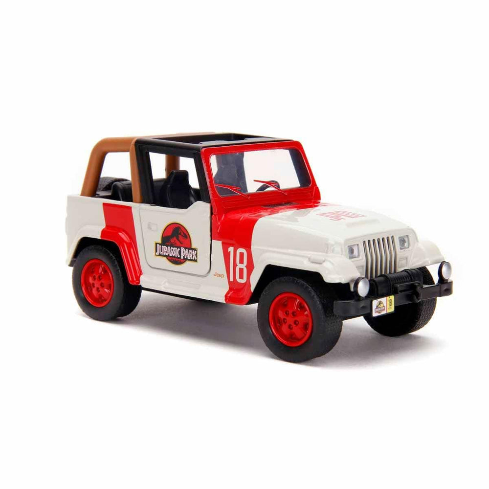 Jada Toys Jurassic World Jeep Wrangler 1:32 detailed finish for display collections