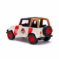 Jada Toys Jurassic World Jeep Wrangler 1:32 top-down view reveals scale realism