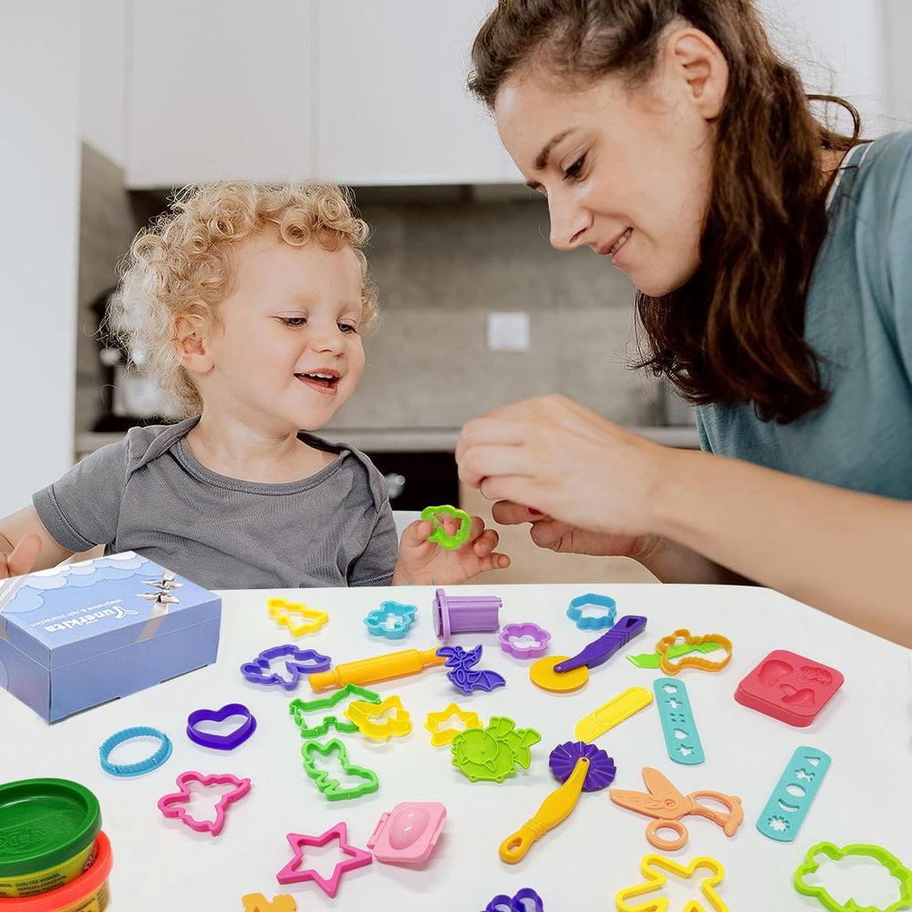 Jaeespon multicolor pieces add vibrant fun to dough projects
