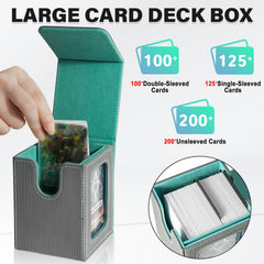 Jaffzora capacity highlight for 100 double-sleeved cards