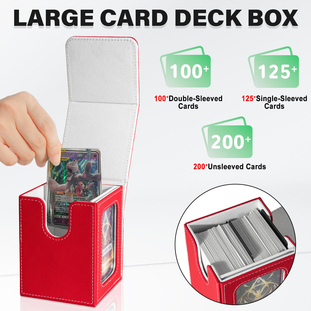 Jaffzora deck box with U-shaped mouth opening for fast access