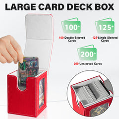 Jaffzora deck box with U-shaped mouth opening for fast access