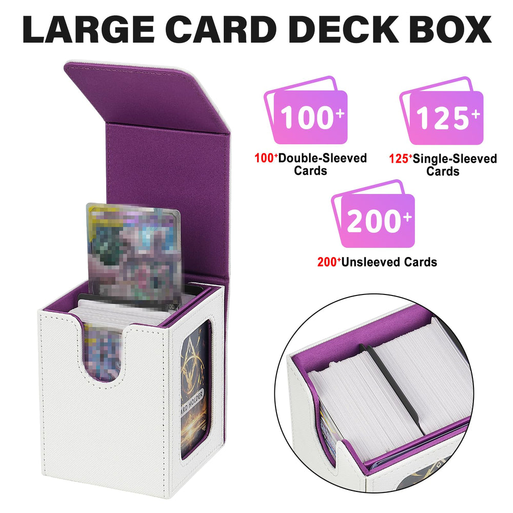 Jaffzora magnetic closure keeps your MTG cards securely protected during travel.