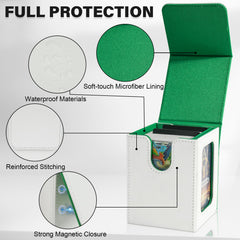 Jaffzora U-shaped wide-mouth opening enables quick card retrieval.