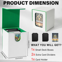 Jaffzora white and green design for stylish MTG play.