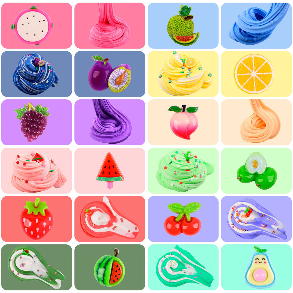 Jajskuwa fruit butter slime cherry charm provides cute detail and squeezing joy
