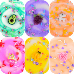Jajskuwa slime charms and packaging add creative storage and display options