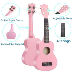 Jakeloo home decor friendly pink guitar adds warm music vibes