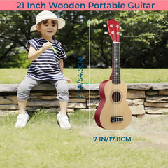 Jakeloo wooden guitar strings made of durable plastic for safe play