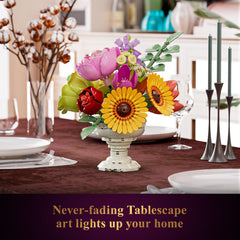 JAKI Botanicals table display set for sophisticated living room accents