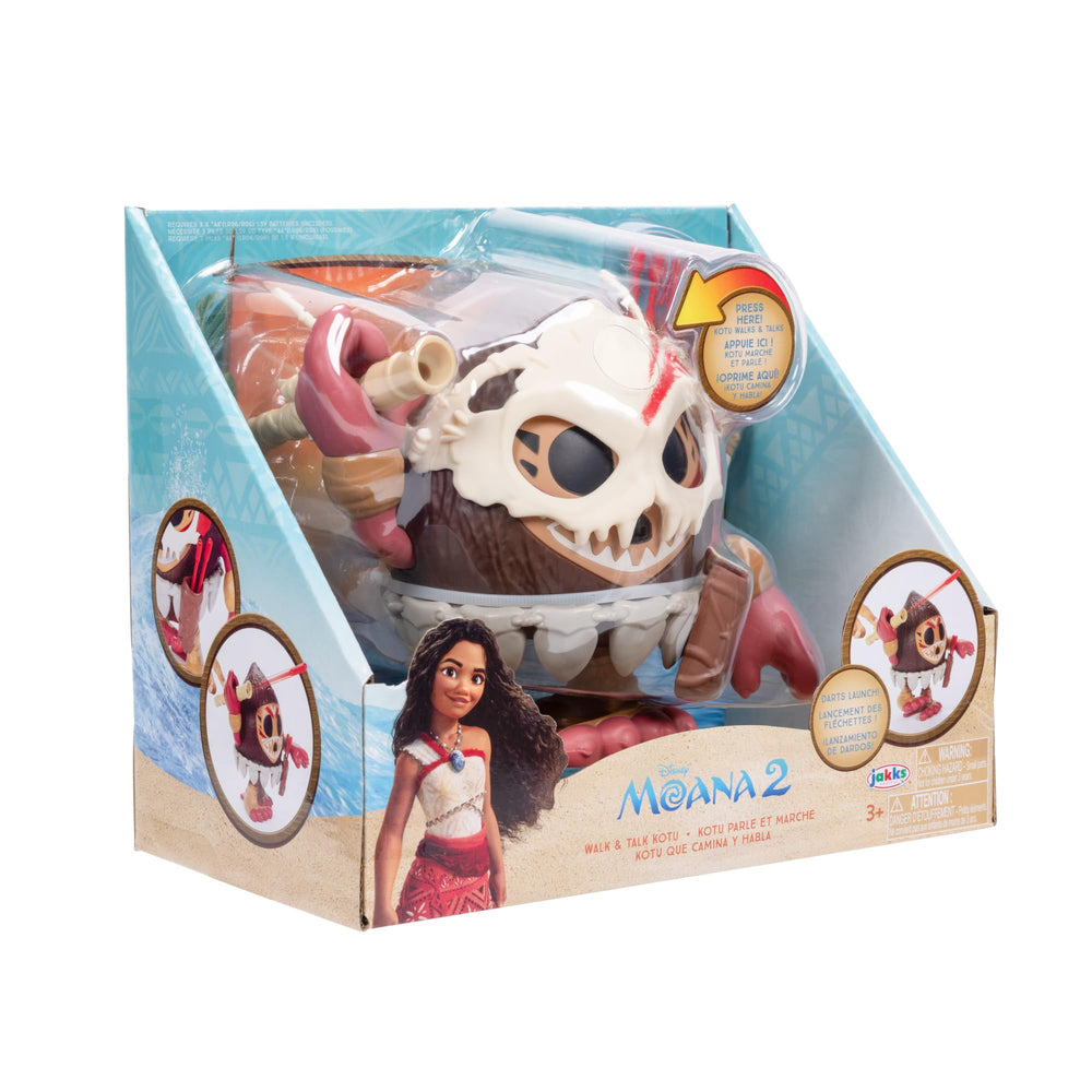JAKKS Pacific Disney Moana 2 Kotu packaging box showcases licensed product.