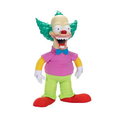 Krusty Doll shows Good and Evil modes with back switch for mood changes.