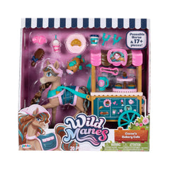 JAKKS Pacific Wild Manes Cocoa hair bow adds cute styling detail.