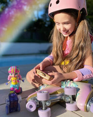 Remote boom box shaped controller included with Rainbow Riley