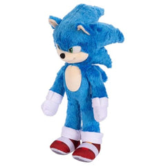 JAKKS Sonic plush glittering eyes and faithful coloring for display