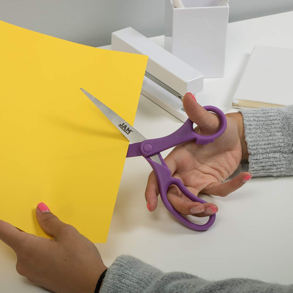 JAM Paper precision scissors with sharp edge tips for accurate cuts