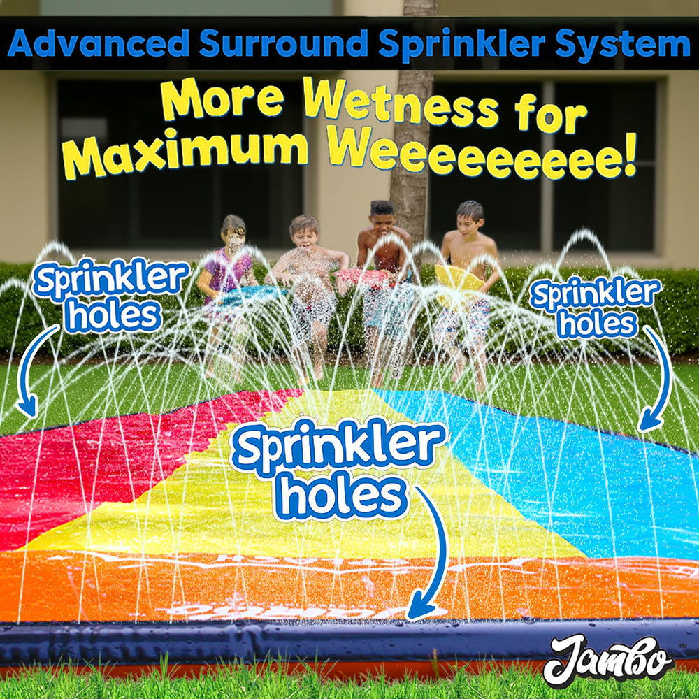 JAMBO patent-pending sprinkler system for full-coverage wetting