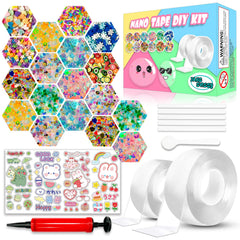 JANESVISSY Nano Tape Bubble Kit contents for quick setup and creative bubble crafting