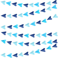 Janlaugh airplane banner with six colorful planes brightens doors and walls.