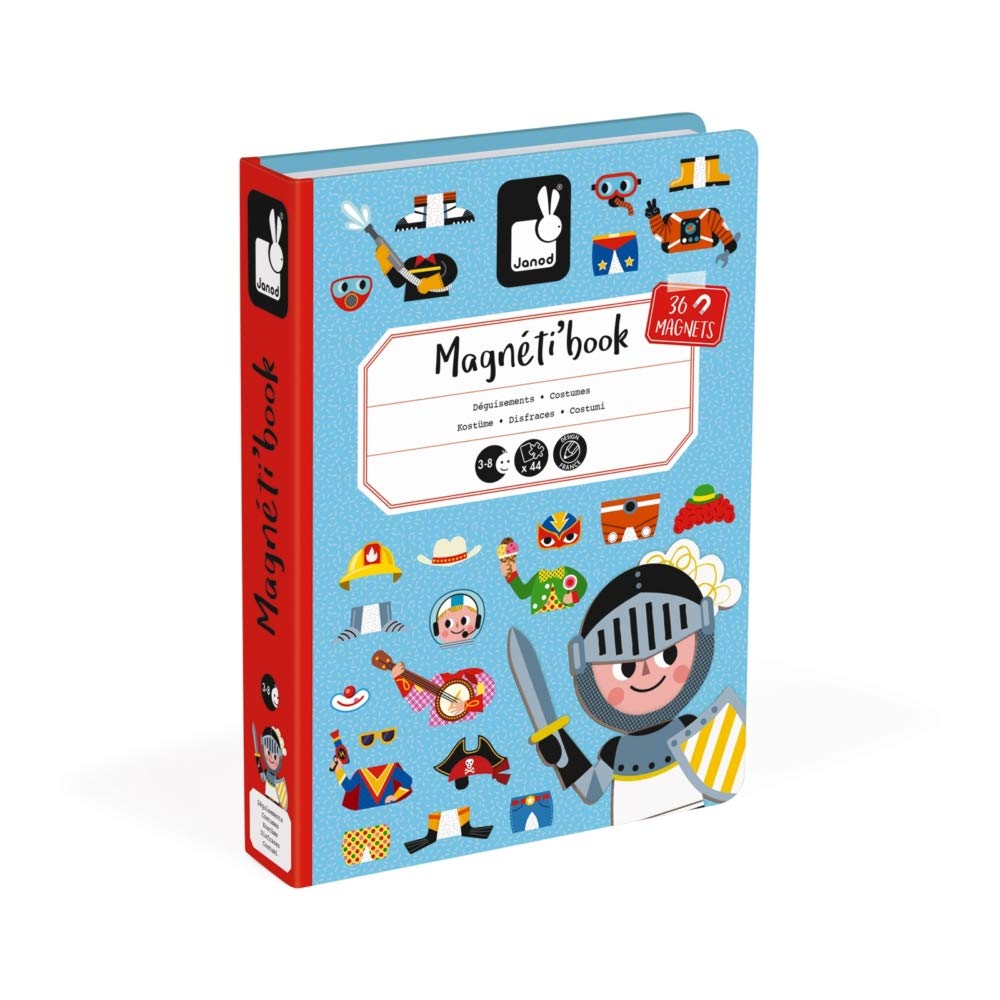 Janod MagnetiBook child dressing play supports role-play and motor skills.