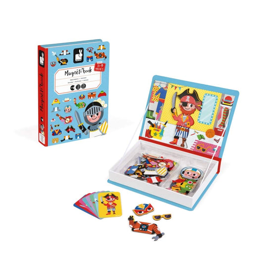 Janod MagnetiBook outfits magnets for imaginative play and storytelling.