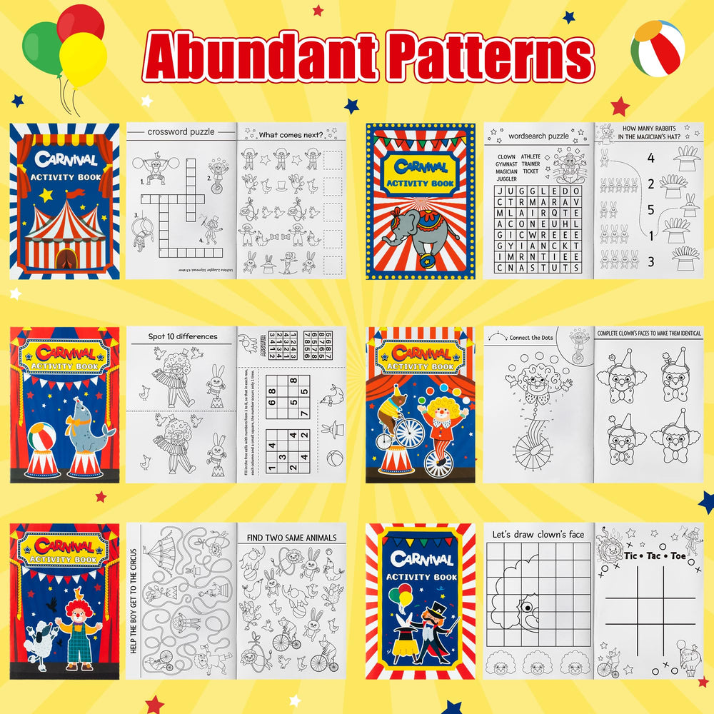 JAPBOR circus animals coloring pages feature double-sided printing for richer coloring.