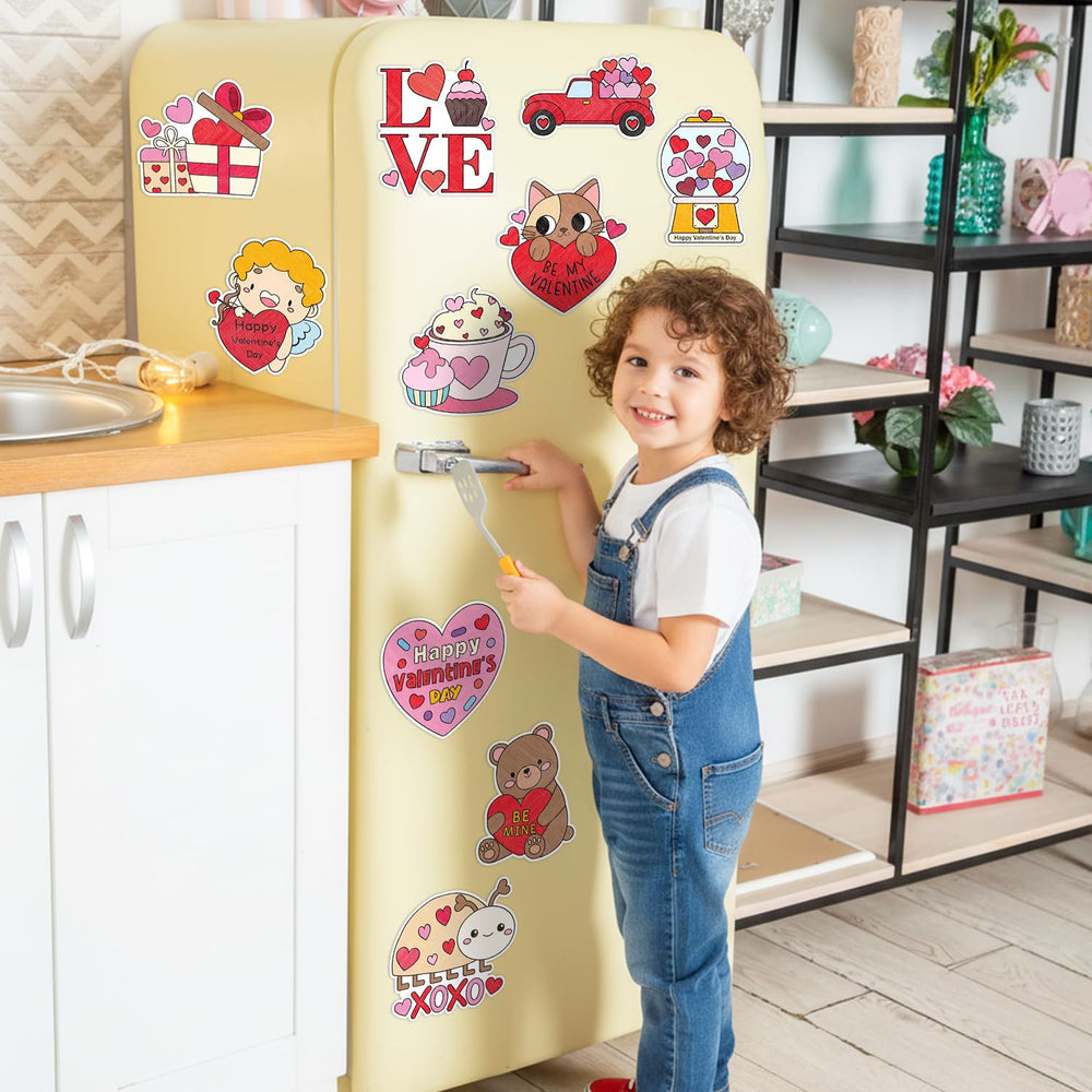 JAPBOR coloring magnets kit is portable for on-the-go art.