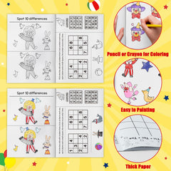 JAPBOR educational activity coloring pages help develop attention and early cognitive skills.