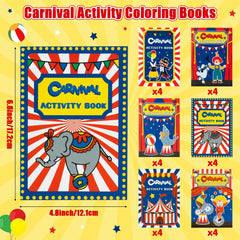JAPBOR showman themed coloring pages are portable for on-the-go kids' entertainment.