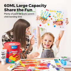 Jar Melo hand and feet painting kit for preschool learning