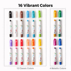 Jar Melo tempera paint sticks inspire Easter crafts and colorful seasonal cards.