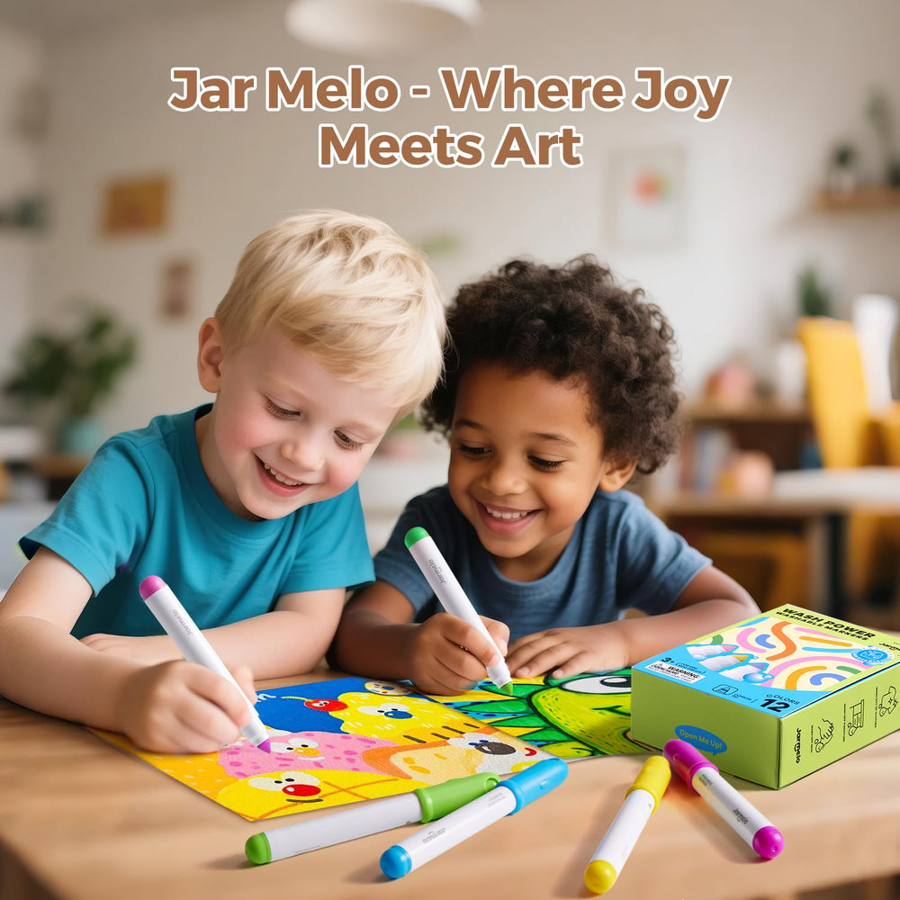 Jar Melo coloring set is a gift-ready option for young artists