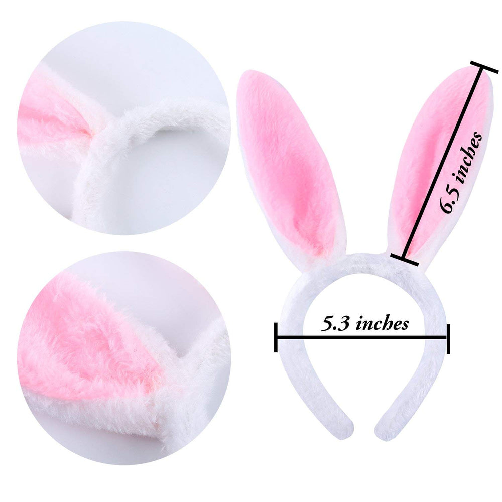 Jashem plush rabbit ears costume accessory for playful outfits