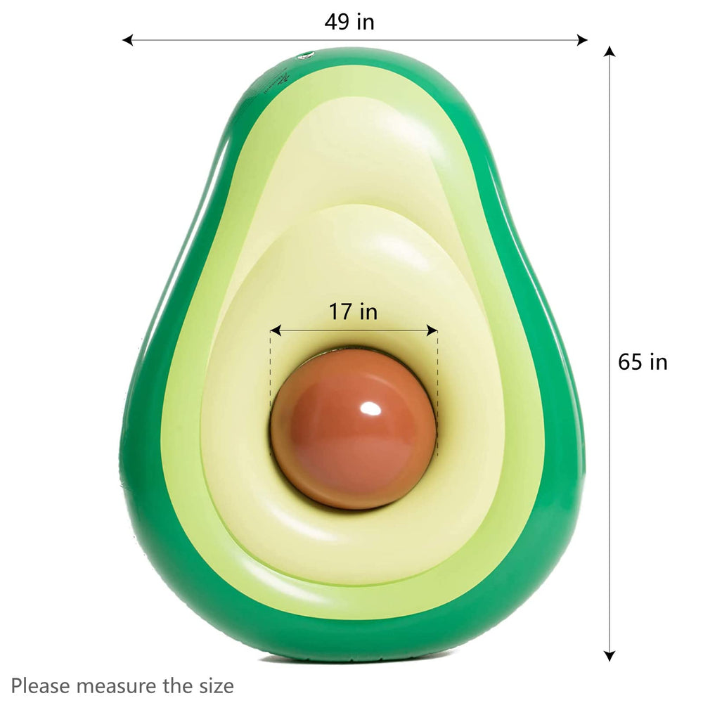 Jasonwell adults lounging on avocado pool float for relaxed pool time.