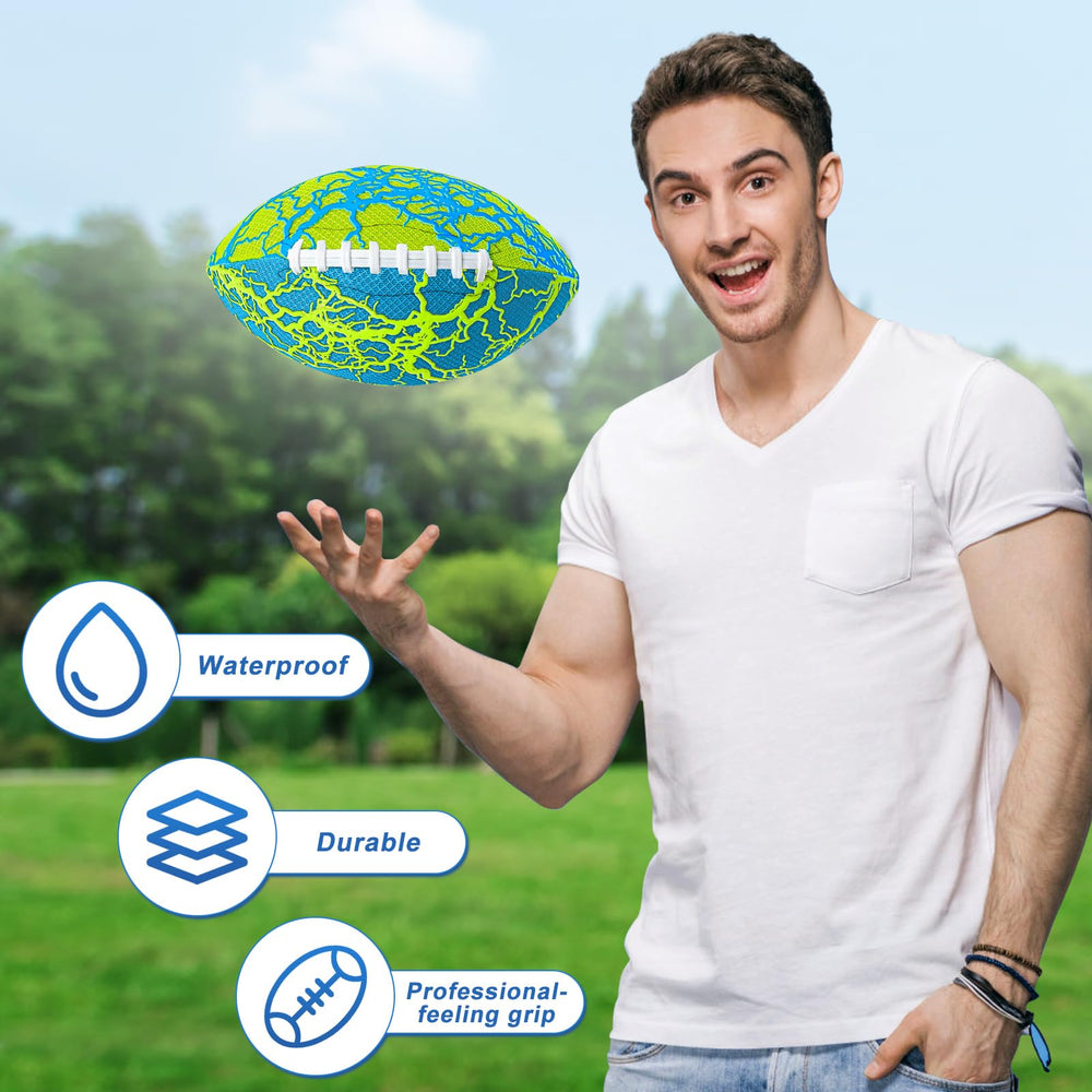 Jasonwell durable waterproof football built for long-lasting water play.